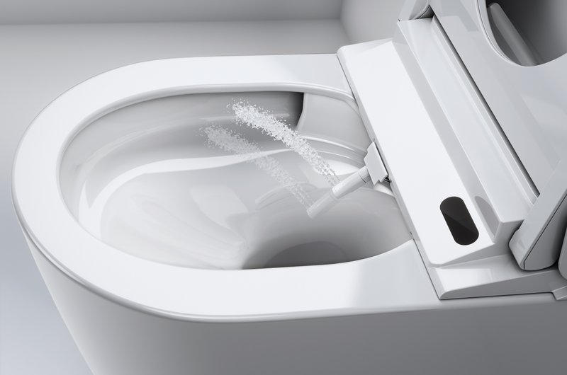 Duschstrahl bei einem Dusch-WC von Grohe