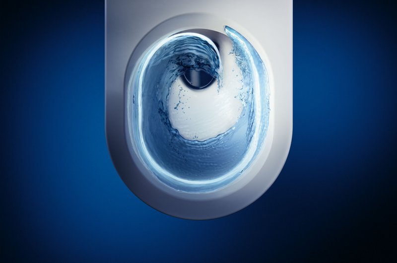 WC von Villeroy & Boch mit TwistFlush-Spültechnik