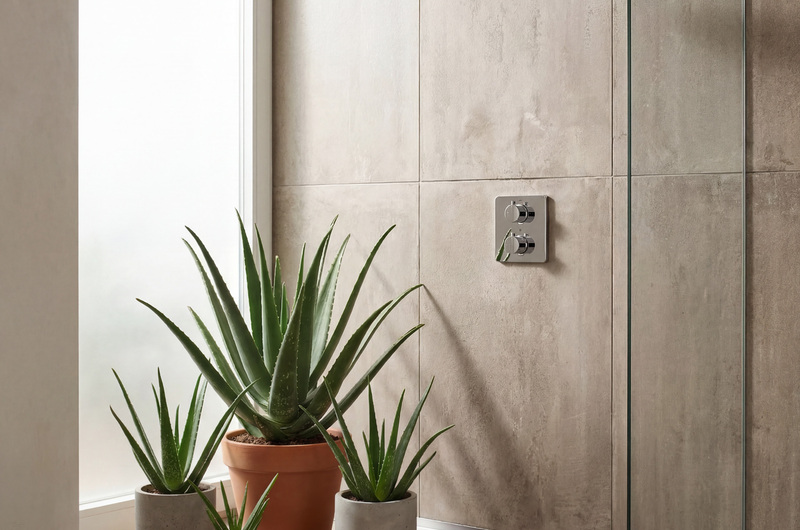 Aloe Vera im Badezimmer