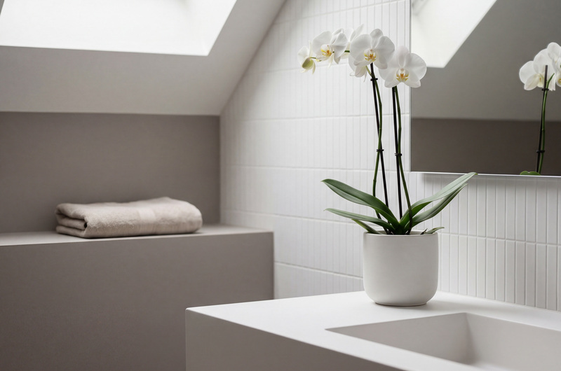 Orchideen im Badezimmer
