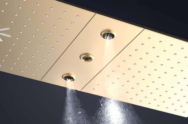 Deckenelemente der Grohe Aqua Tiles