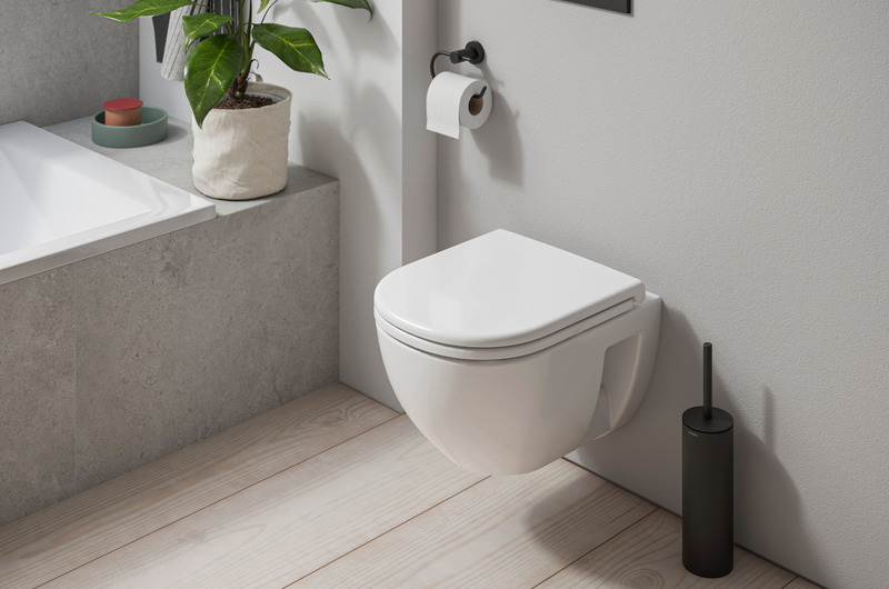 WC der Komplattbadserie D-Code von Duravit