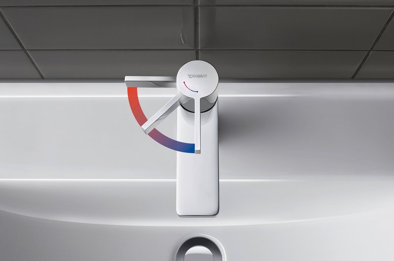 StartFresh-Armatur von Duravit mit Mittelstellung