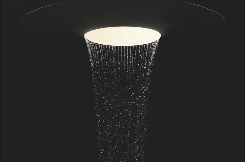 Aquamoon Dusche mit Lichtkuppel von Dornbracht