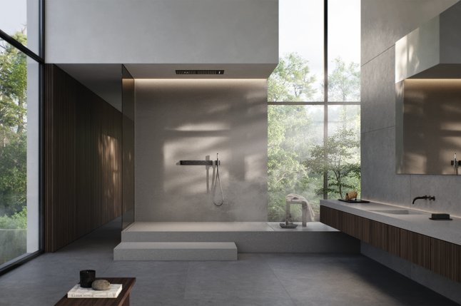 Dusche mit Grohe Aqua Tiles