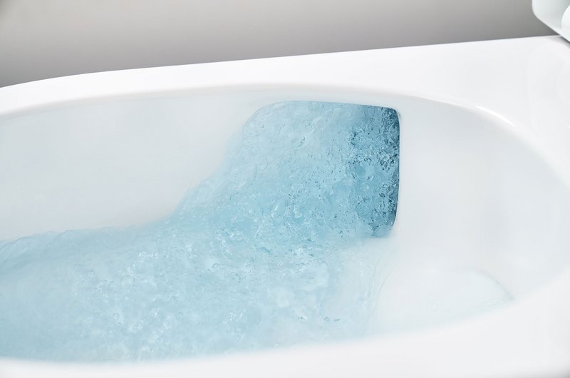 WC von Duravit mit Rotationsspülung DuraFlush