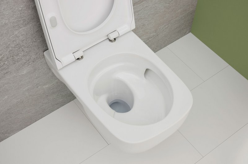 WC von Geberit mit TurboFlush Innengeometrie