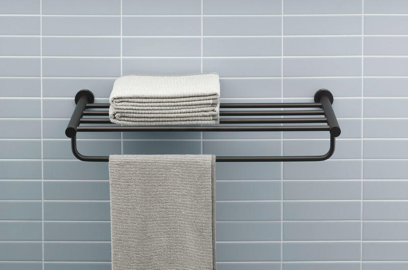 Handtuchhalter der Komplattbadserie D-Code von Duravit
