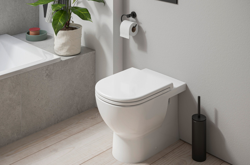 WC der Komplattbadserie D-Code von Duravit